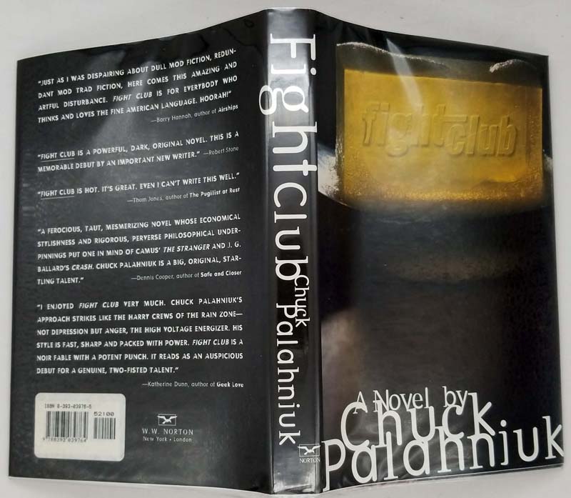 Fight Club - Chuck Palahniuk 1996 | Rare First Edition Books - Golden Age  Children's Book Illustrations