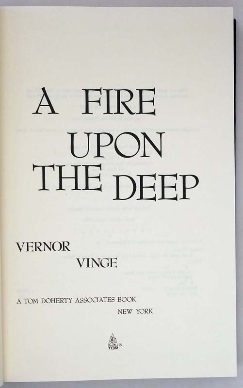 Slipcase Design - Vinge, Vernor - A Fire Upon the Deep