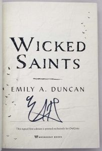 emily duncan wicked saints