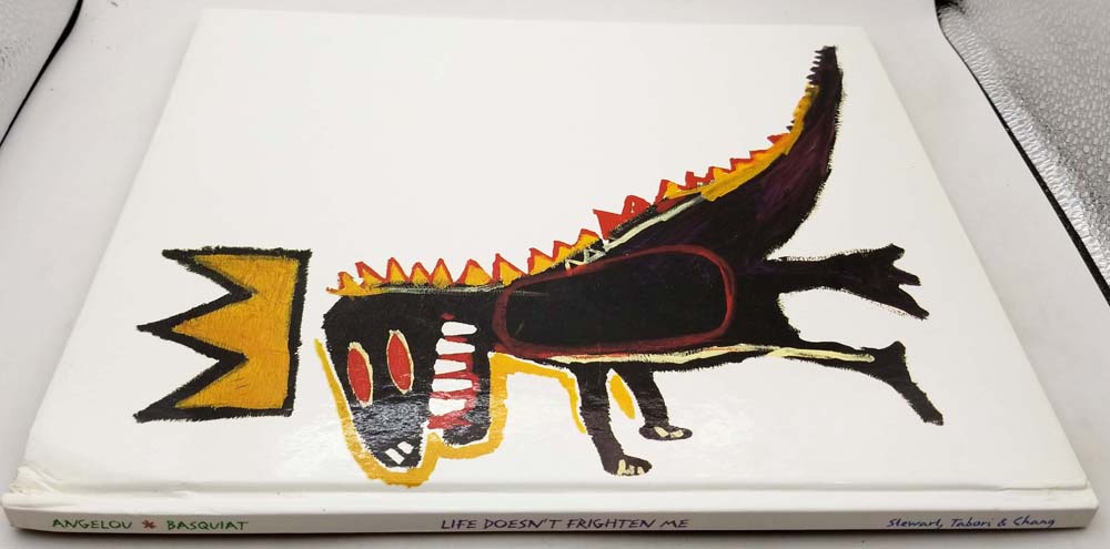 Life Doesn't Frighten Me - Maya Angelou (Basquiat Illus.) 1993 | 1st  Edition | Rare First Edition Books - Golden Age Children's Book  Illustrations